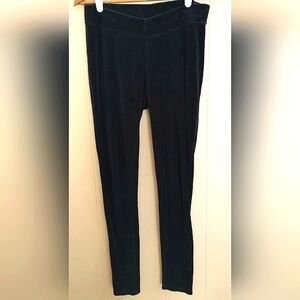 Victoria's Secret Plush & Lush black velour leggings size small